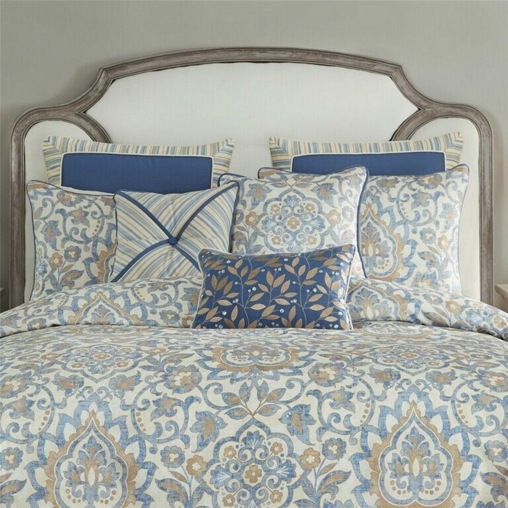 Croscill Janine Euro Pillow Shams 26x26 Square Euro Beach House Set of 2